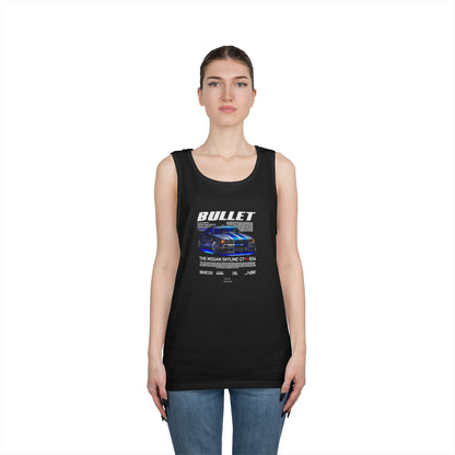 Bullet Skyline GT-R Racing Tank Top | Unisex Heavy Cotton - CreativeRino