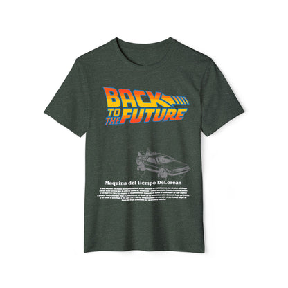 Back to the Future Unisex Recycled Organic T-Shirt | Eco-Friendly Movie Tee - CreativeRino