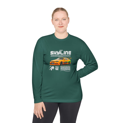 Nissan Skyline Supra Unisex Lightweight Long Sleeve Tee - Skyline Car T-shirt - CreativeRino
