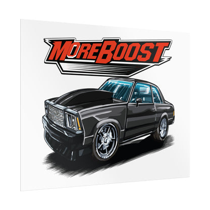 MoreBoost Automotive Rolled Poster - Stylish Car Art for Enthusiasts - CreativeRino