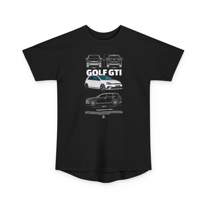 Volkswagen Golf GTI Urban Car Print Unisex Long Body Tee - CreativeRino