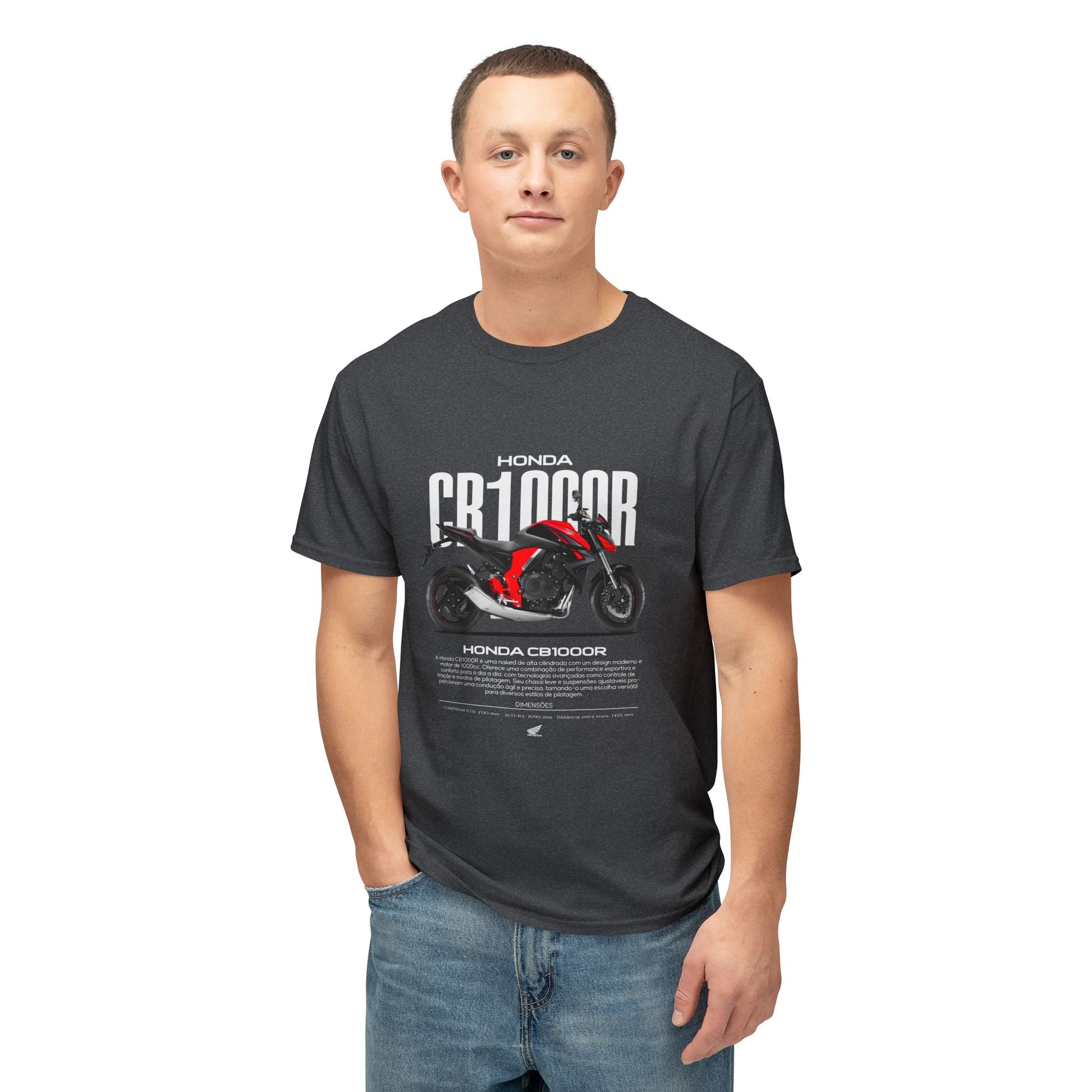 Honda CBR650R Unisex HD Cotton™ T-shirt | Motorcycle Enthusiast Apparel - CreativeRino