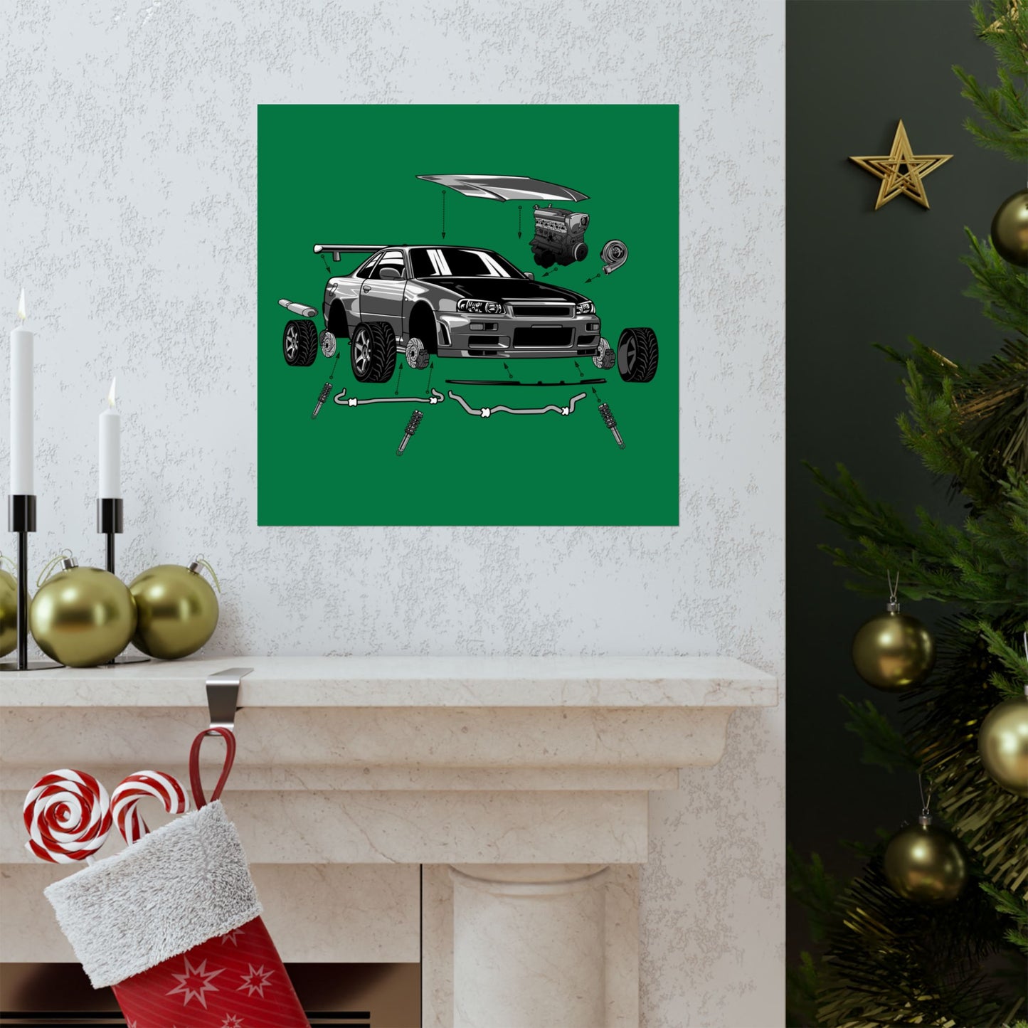 Automotive Enthusiast Matte Poster - Car Art - CreativeRino