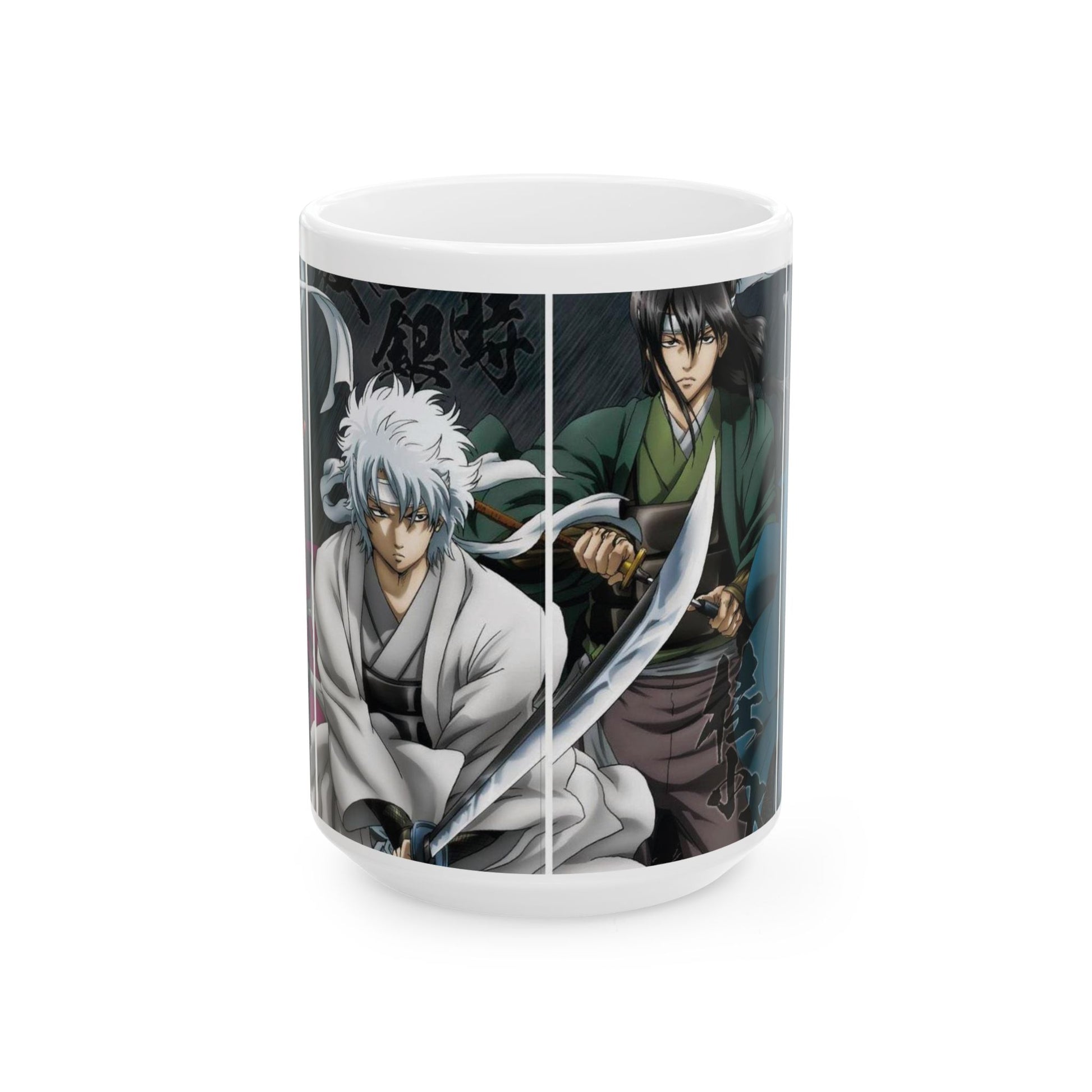 Anime Themed Ceramic Mug - Gintama - Perfect for Fans of Action and Adventure - CreativeRino