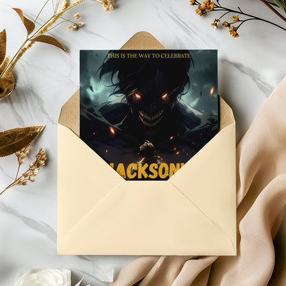 Attack on Titan Birthday Invitation Template - CreativeRino