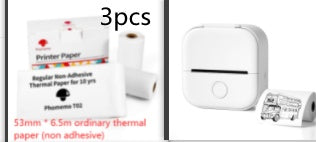 Portable Mini Thermal Label Printer Home Photo Printer Student Wrong Question Printer Bluetooth-compatible Mini Label Printer Price Tag CreativeRino