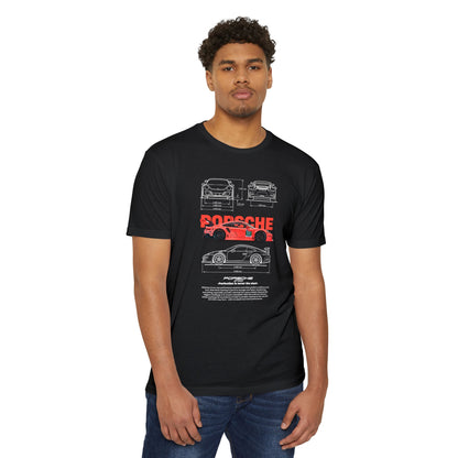 Porsche Gt3rs Vintage Graphic Unisex T-Shirt | Perfect Gift for Car Enthusiasts - CreativeRino