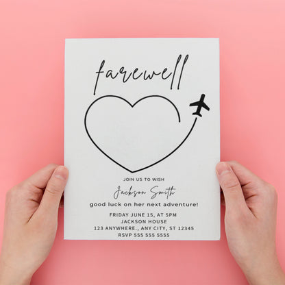 Going Away Farewell Party Invitation Template - CreativeRino