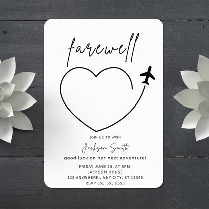Going Away Farewell Party Invitation Template - CreativeRino