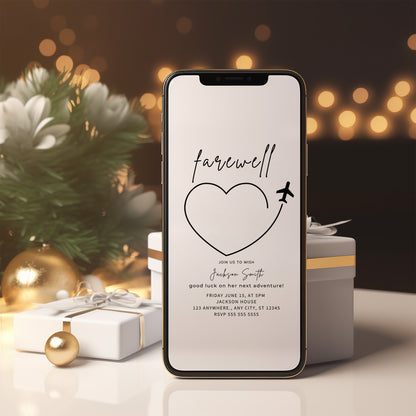 Going Away Farewell Party Invitation Template - CreativeRino