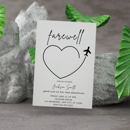 Going Away Farewell Party Invitation Template - CreativeRino