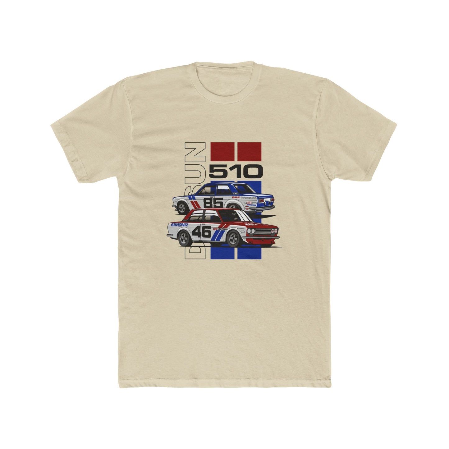 Retro Car Graphic Unisex Cotton Crew Tee - Perfect T-shirt for Auto Enthusiasts - CreativeRino