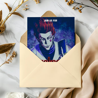 Hunter x Hunter Birthday Invitation Template - CreativeRino