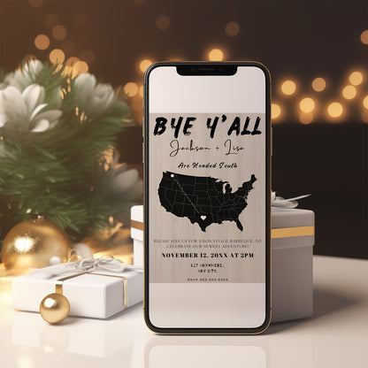 Going Away Farewell Party Invitation Template - CreativeRino