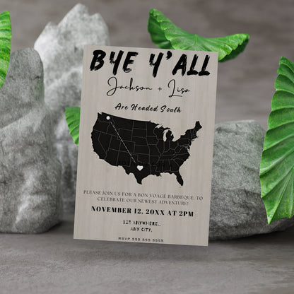 Going Away Farewell Party Invitation Template - CreativeRino