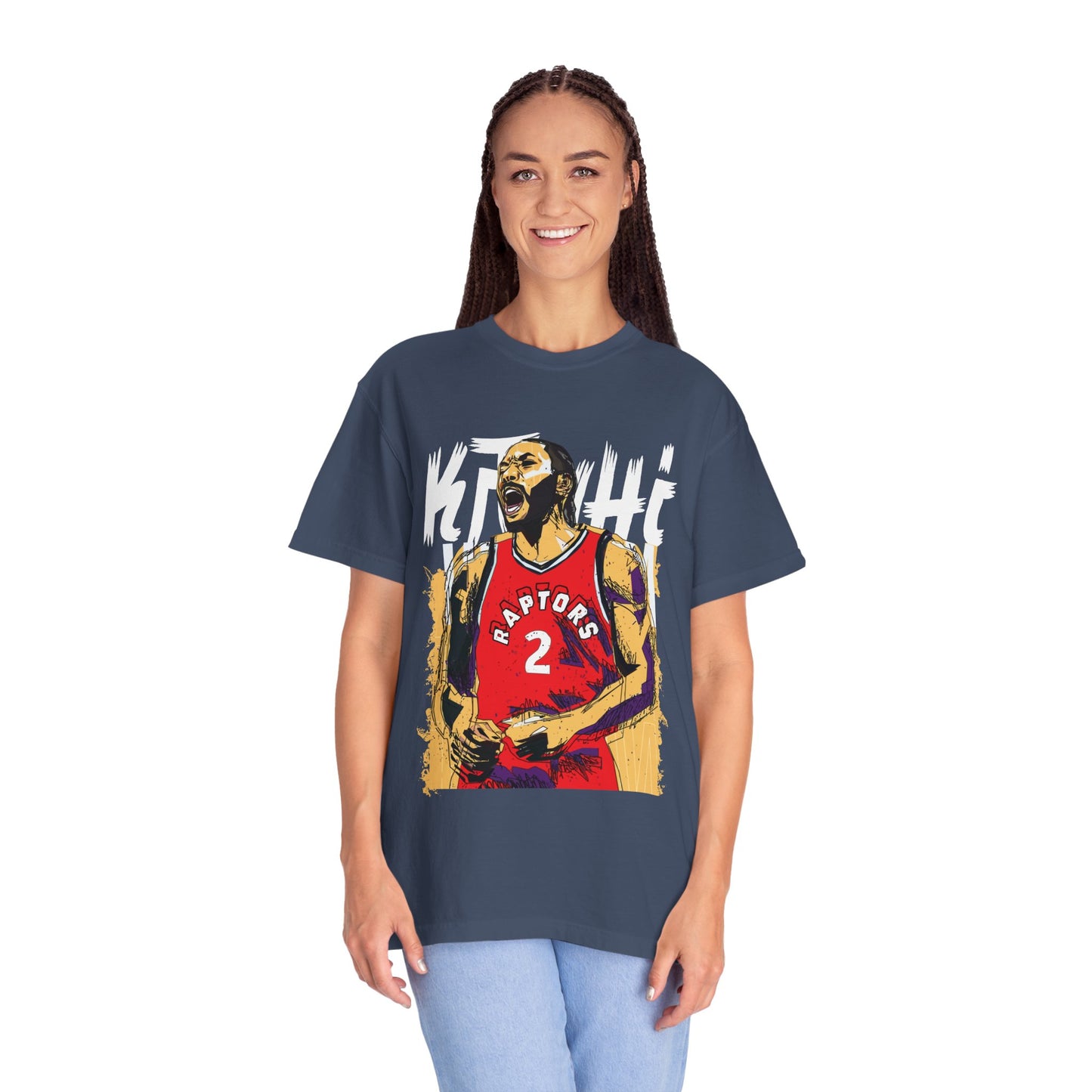 Kawhi Leonard Basketball T-shirt for Fans | Unisex Garment-Dyed Tee - CreativeRino