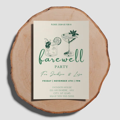 Farewell Party Invitation Template - CreativeRino