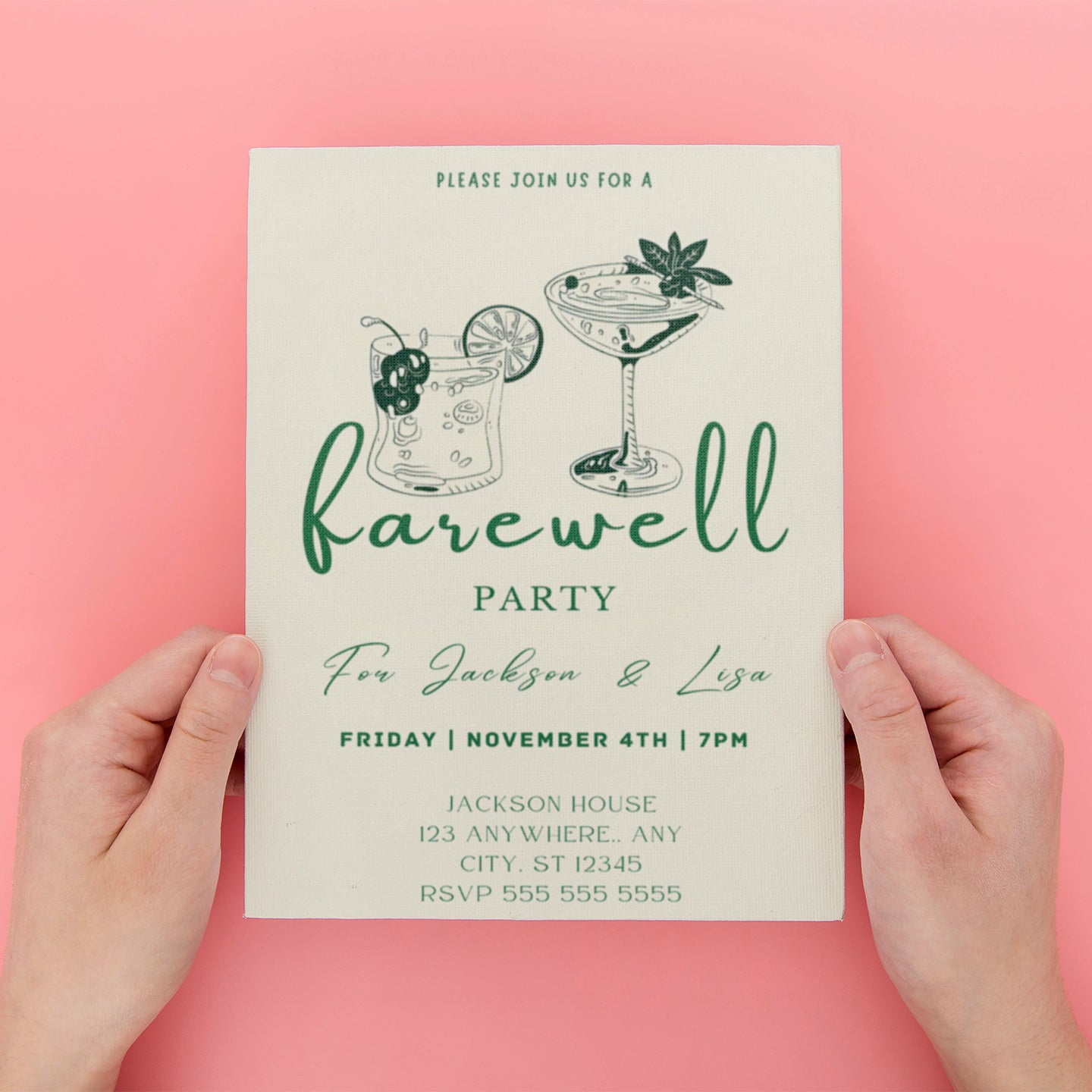 Farewell Party Invitation Template - CreativeRino