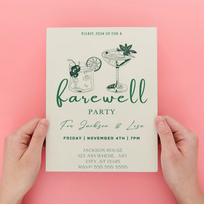 Farewell Party Invitation Template - CreativeRino
