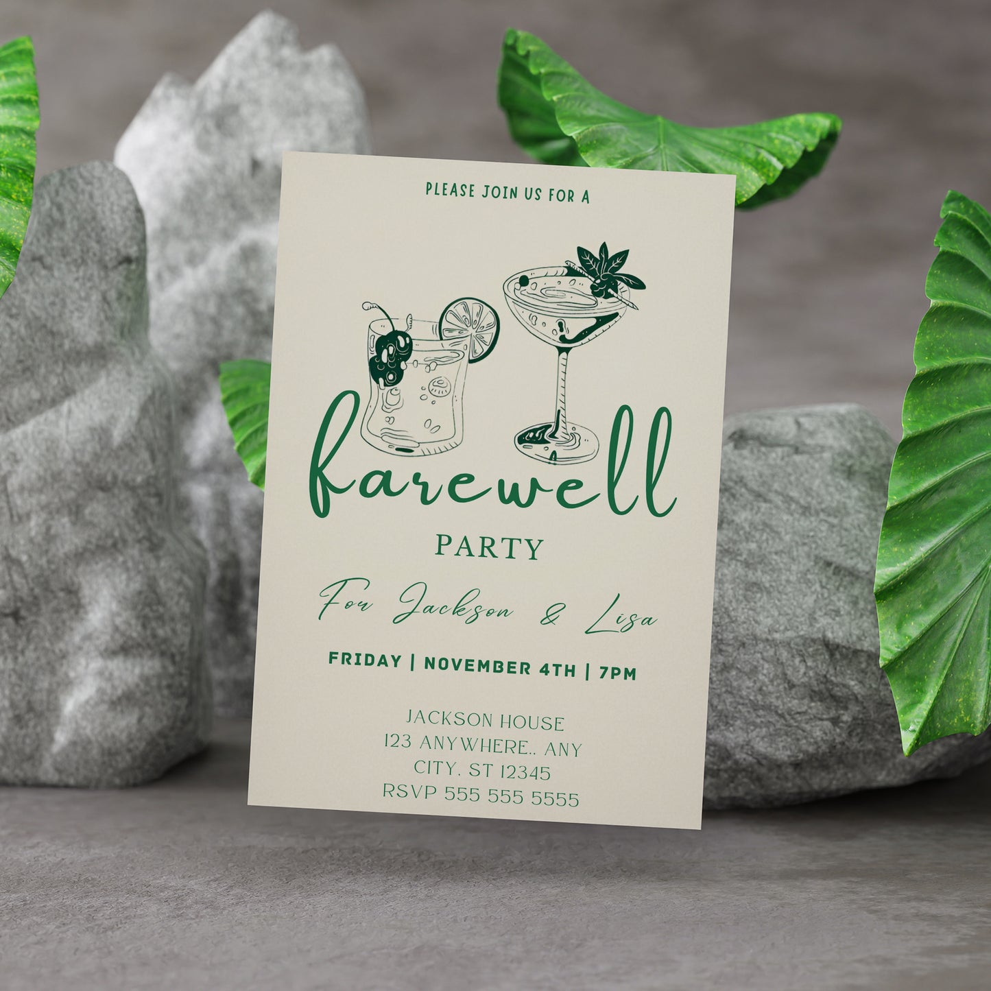 Farewell Party Invitation Template - CreativeRino