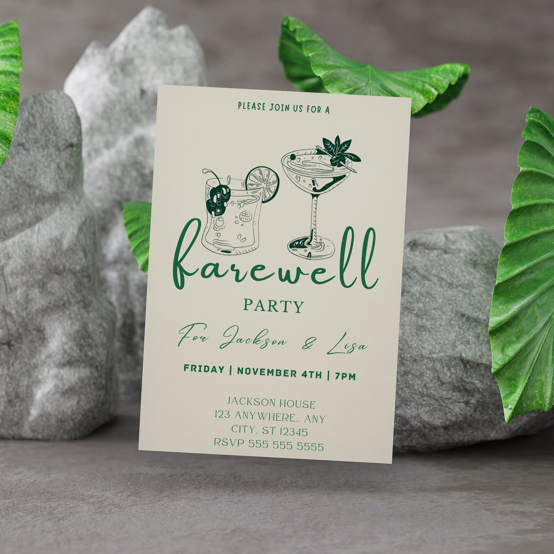 Farewell Party Invitation Template - CreativeRino