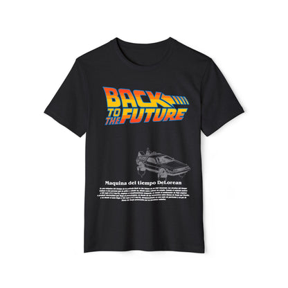 Back to the Future Unisex Recycled Organic T-Shirt | Eco-Friendly Movie Tee - CreativeRino