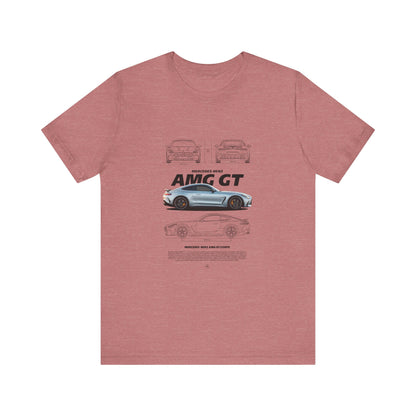 AMG GT Unisex Jersey Short Sleeve Tee - Perfect for Car Enthusiasts - CreativeRino