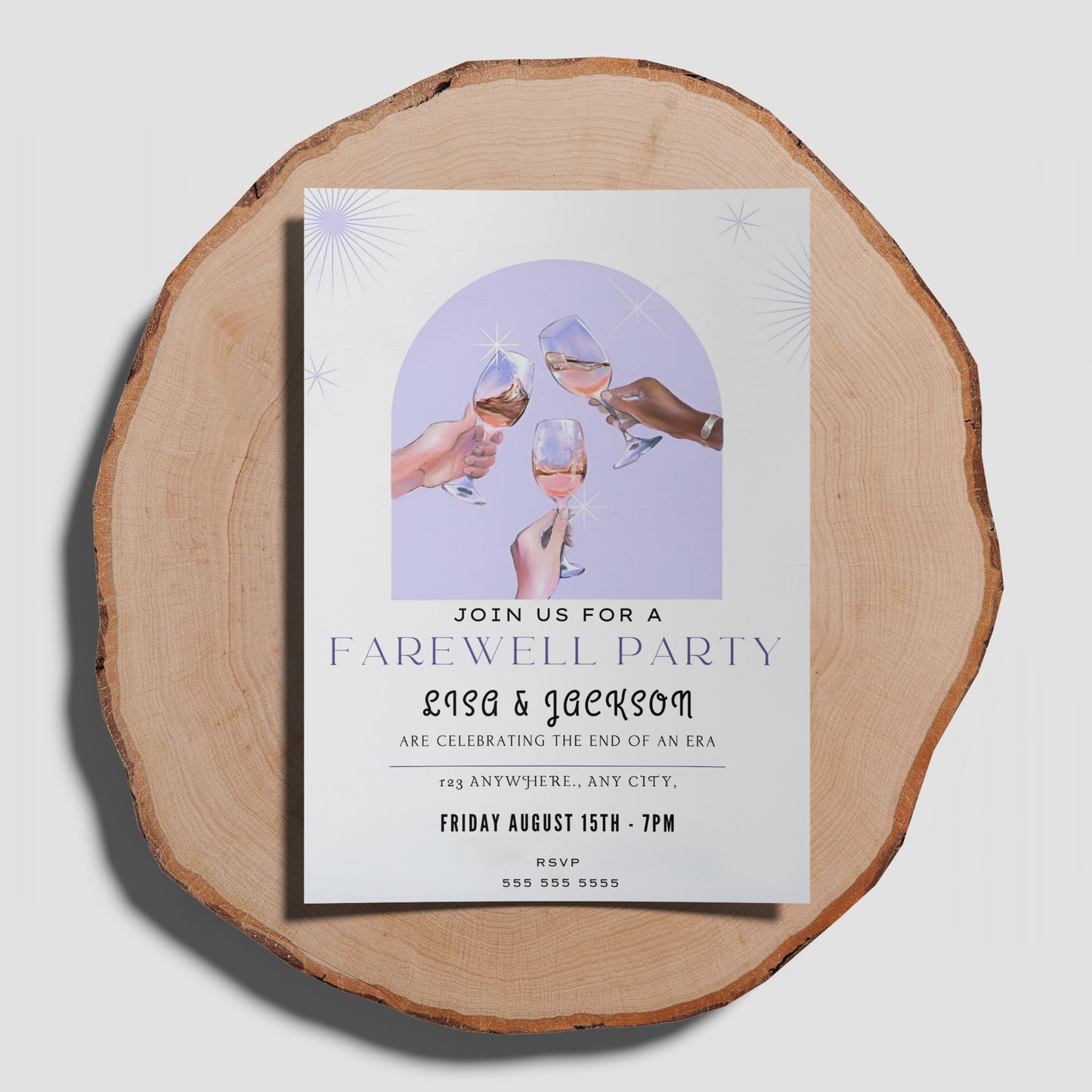 Farewell Party Invitation Template