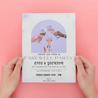 Farewell Party Invitation Template - CreativeRino