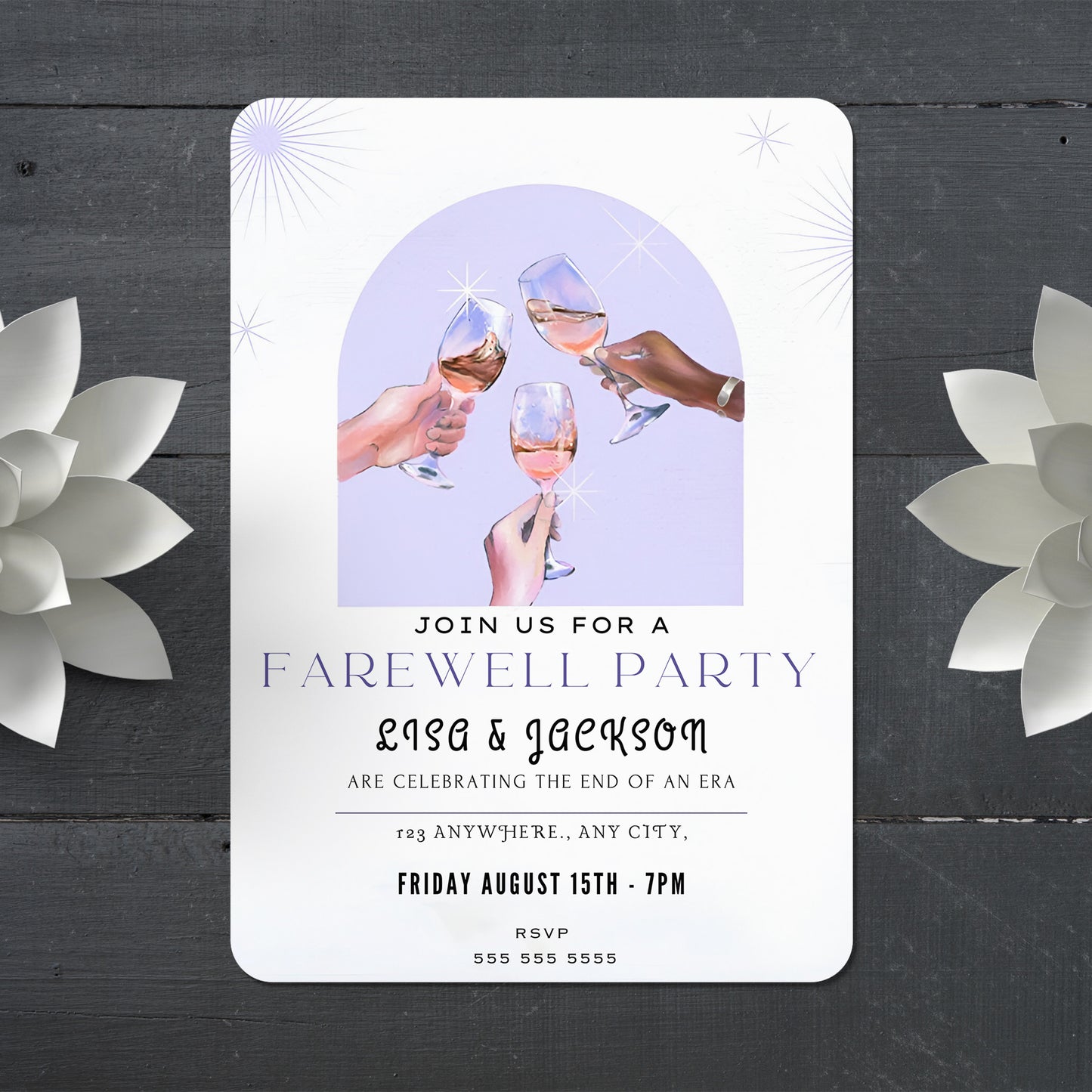 Farewell Party Invitation Template