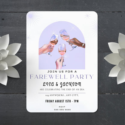 Farewell Party Invitation Template - CreativeRino