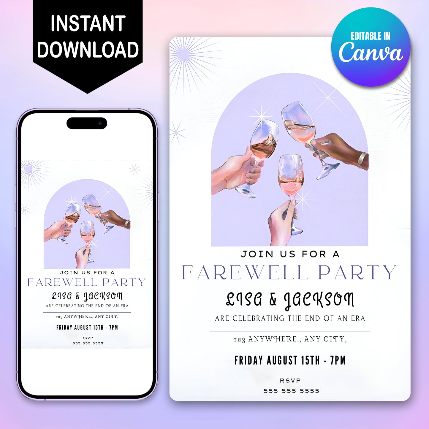 Farewell Party Invitation Template