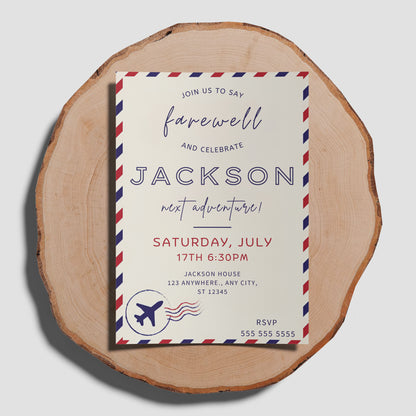 Farewell Party Invitation Template - CreativeRino