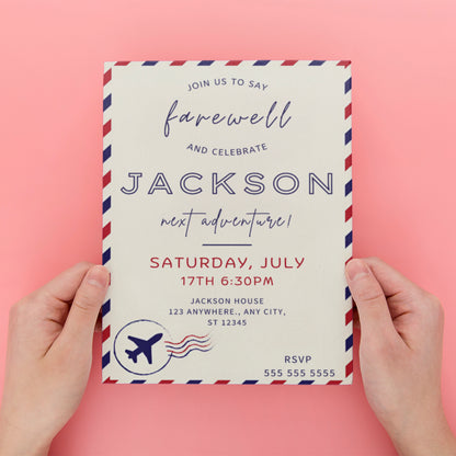 Farewell Party Invitation Template - CreativeRino