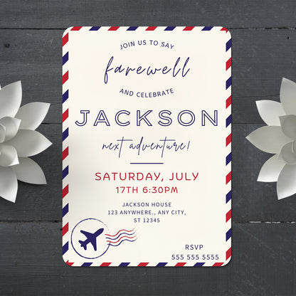 Farewell Party Invitation Template - CreativeRino