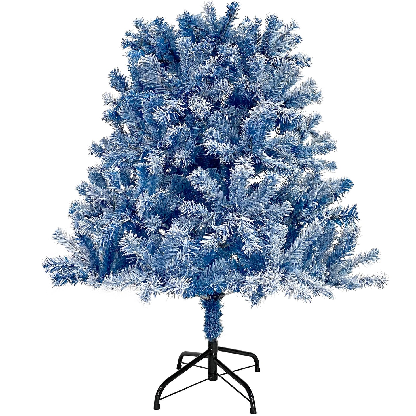 6FT Pre-Lit Snow Flocked Artificial Fir Christmas Tree Decor | Hinged, 750 Tips eprolo