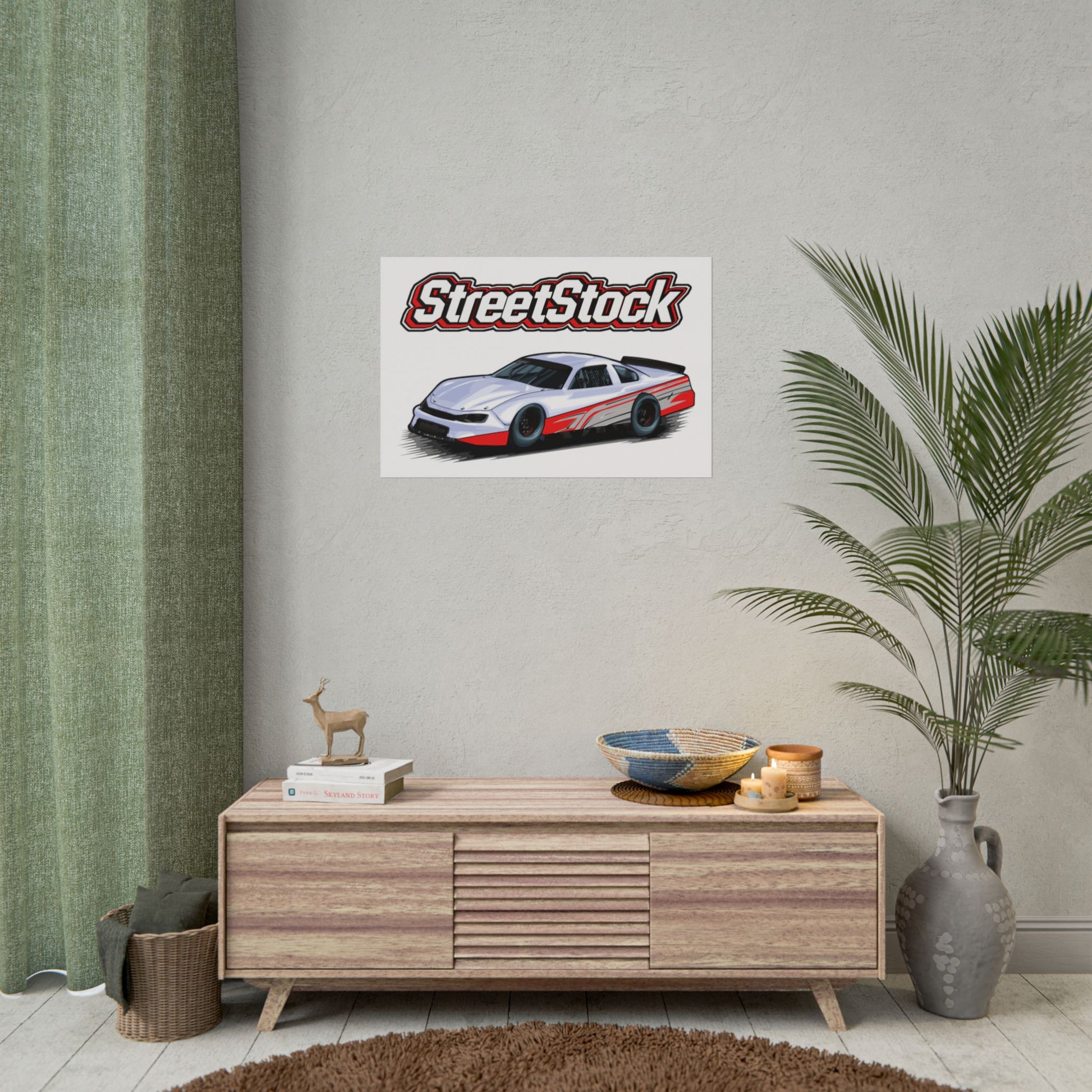 StreetStock Racing Rolled Poster - Perfect for Car Enthusiasts and Collectors - CreativeRino