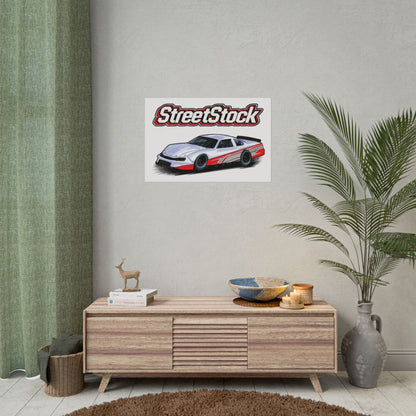 StreetStock Racing Rolled Poster - Perfect for Car Enthusiasts and Collectors - CreativeRino