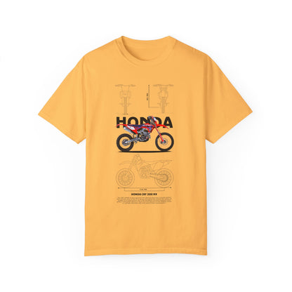 Honda CRF 300 RX Motorcycle Unisex T-Shirt | Garment-Dyed Vintage Tee - CreativeRino