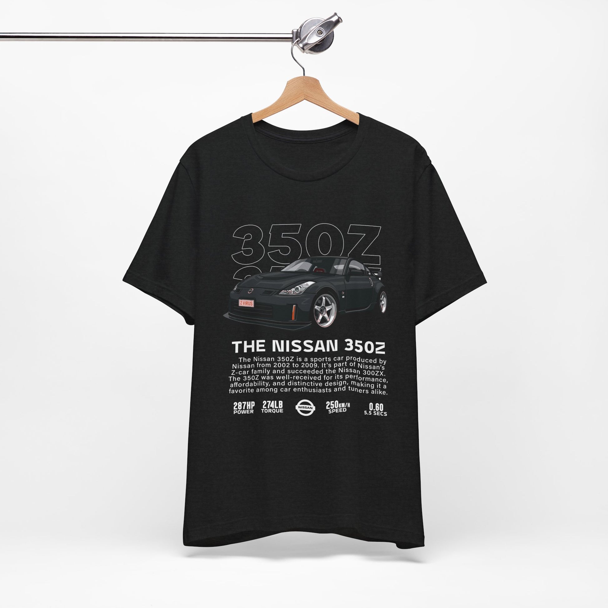 Nissan 350Z Unisex Tee – Perfect for Car Enthusiasts and Motoring Events - CreativeRino
