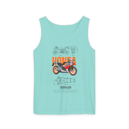 Honda CBR Enthusiast Tank Top - Retro Motorcycle Design - CreativeRino