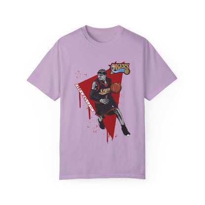 Allen Iverson Basketball Unisex T-shirt - Sports Fan Tee with Graphic Print - CreativeRino
