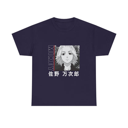 Mikey Anime Unisex Heavy Cotton Tee - Tokyo Ghoul Graphic T-shirt for Fans - CreativeRino