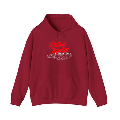 Rotary Legends Unisex Heavy Blend Hoodie - Perfect Hoodie for Car Enthusiasts - CreativeRino