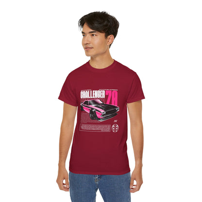 Vintage Challenger 70 Unisex Ultra Cotton Tee - Classic Muscle Car Shirt - CreativeRino