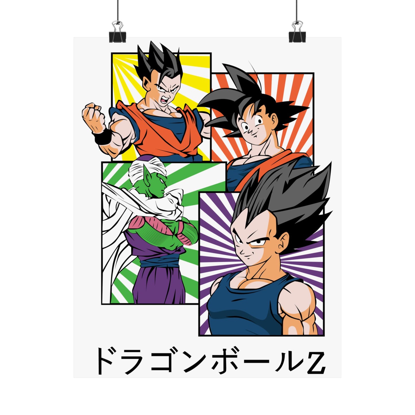 Dragon Ball Z Matte Vertical Poster - Vibrant Anime Wall Art for Fans - CreativeRino