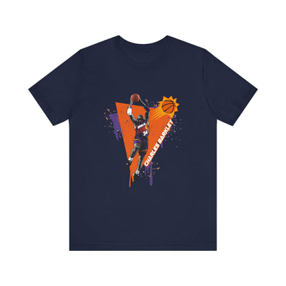 Charles Barkley Unisex Jersey Short Sleeve Tee Basketball T-shirt - CreativeRino