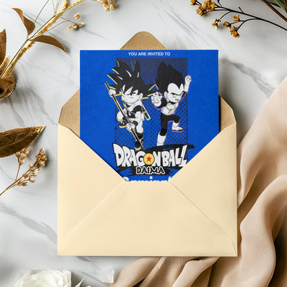 Dragonball Daima Birthday Invitation Template - CreativeRino