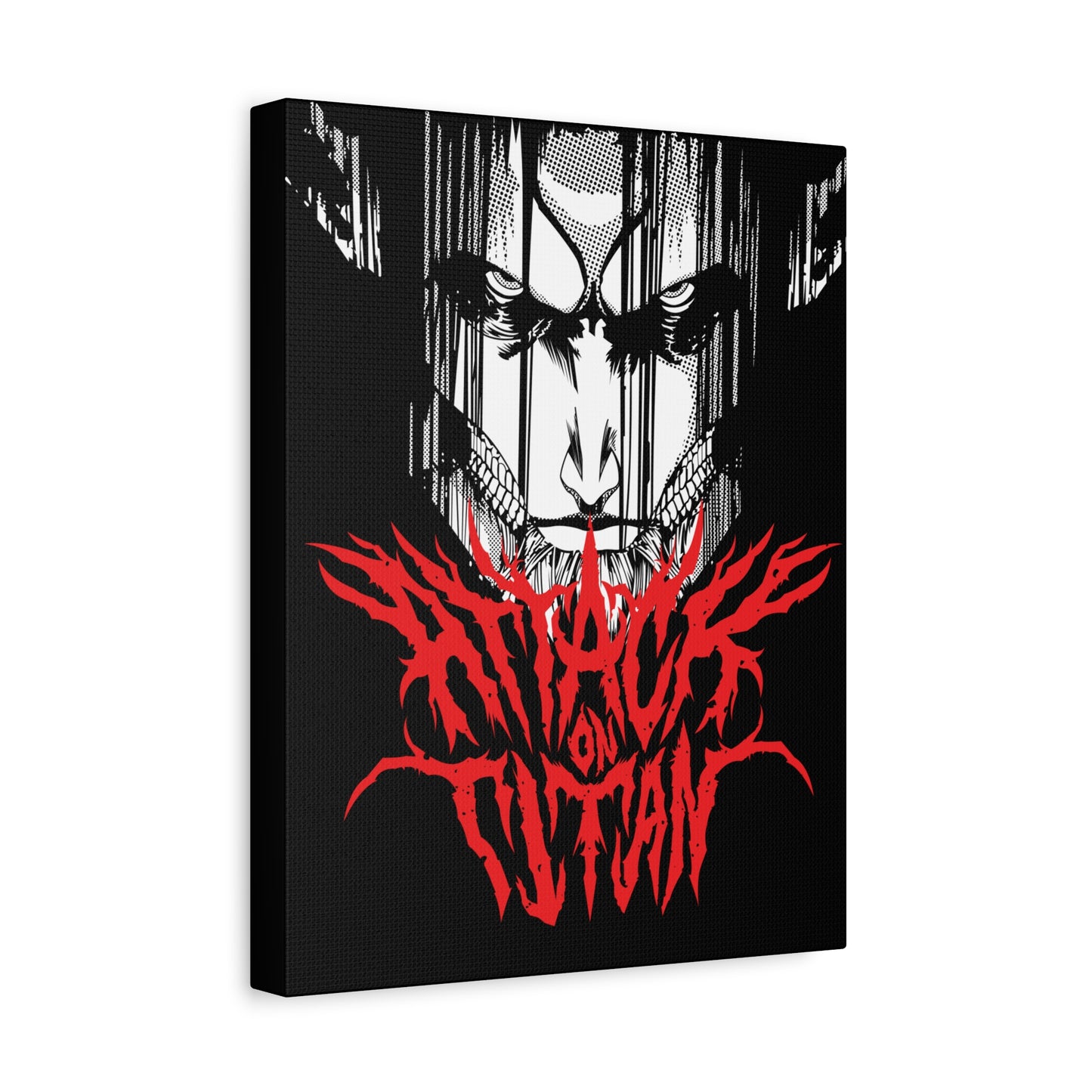 Attack on Titan Canvas Wall Art - Matte Stretched Art for Anime Fans - CreativeRino