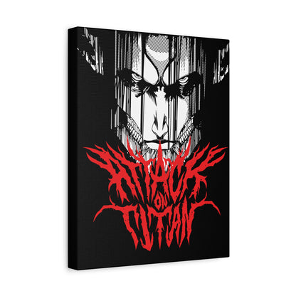 Attack on Titan Canvas Wall Art - Matte Stretched Art for Anime Fans - CreativeRino